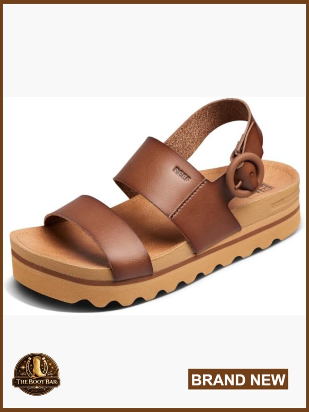 Women's Vista Hi Buckle Platform Sandal - Chunky Heel Slide